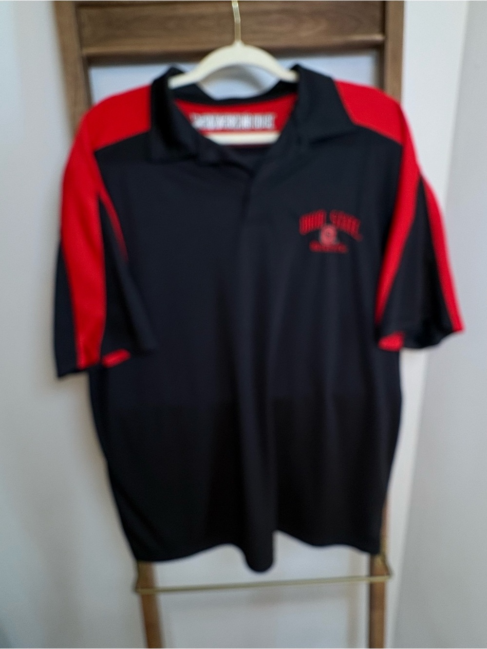 Black & Red Ohio State Polo Shirt